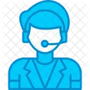 Telephonist Agent Avatar Icon