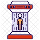 Teleportation Technologie Benutzer Symbol