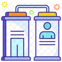 Teleportation Science Fiction Hologram Icon