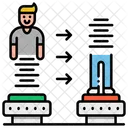 Teleportation Human Science Future Icon