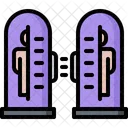 Teleportation Human Technology Icon