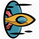 Teleportation Rocket Interstellar Icon