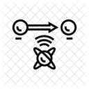 Teleportation Quantum Computer Icon