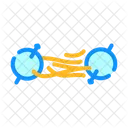 Teleportation Quantum Computer Icon
