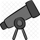 Telescope Astronomy Space Icon