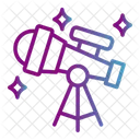 Telescope Astronomy Space Icon