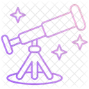 Telescope Astronomy Space Icon