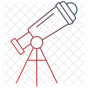 Telescope Astronomy Space Icon