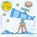 망원경  아이콘