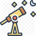 Telescope Astronomy Discover Icon