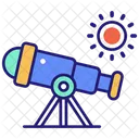 Telescope Astronomy Discover Icon