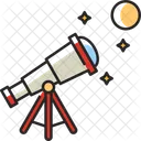 Telescope Astronomy Space Icon