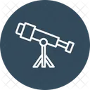 Spaceship Stars Telescope Icon