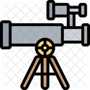 Telescope Astronomy Spyglass Icon