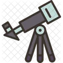 Telescope Lens Watching Icon