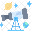 Telescope Astronomy Observation Icon