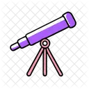 Telescope Education Learning Icon