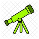 Telescope Education Learning Icon