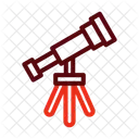 Telescope Astronomy Space Icon