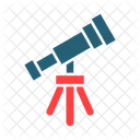 Telescope Astronomy Space Icon