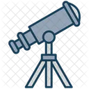 Telescope Astronomy Space Icon