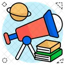 Telescope Space Universe Icon