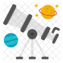 Telescope Space Universe Icon