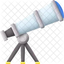 Telescope Astronomy Space Icon