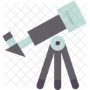 Telescope Lens Watching Icon