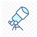 Galaxy Telescope Star Gazing Icon