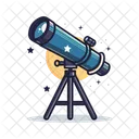 Telescopio Astronomia Espacio Icono