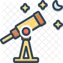 Telescopio Astronomia Descubrir Icon