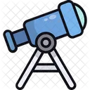 Telescopio Astronomia Ciencia Ícone