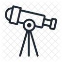 Teleskop Wissenschaft Umfang Symbol