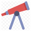 Teleskop Fernglas Wissenschaft Symbol