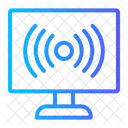 Televisao Monitor Computador Ícone