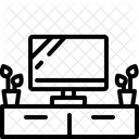 Moveis Sala De Estar Televisao Ícone