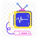 Televisao Antiga Tv Antiga Dispositivo De Transmissao Ícone