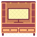 Television Cabinet Showcase Icon