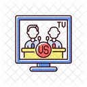 Television Tv Debate Icon