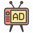 Television ads  Icon