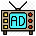 Television Digital Branding Icon