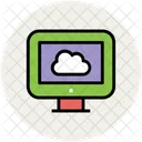 Hdtv Nube Signo Icono