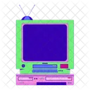 Television Player Retro Icon