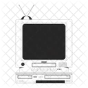 Television Player Retro Icon