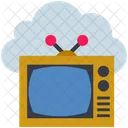 Cloud Computing Television Icon
