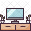 Furniture Living Room Television Icon