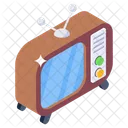 Retro Tv Television Broadcast Icon