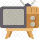 Television Watching Broadcast Icon