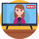 News Broadcasting Icon